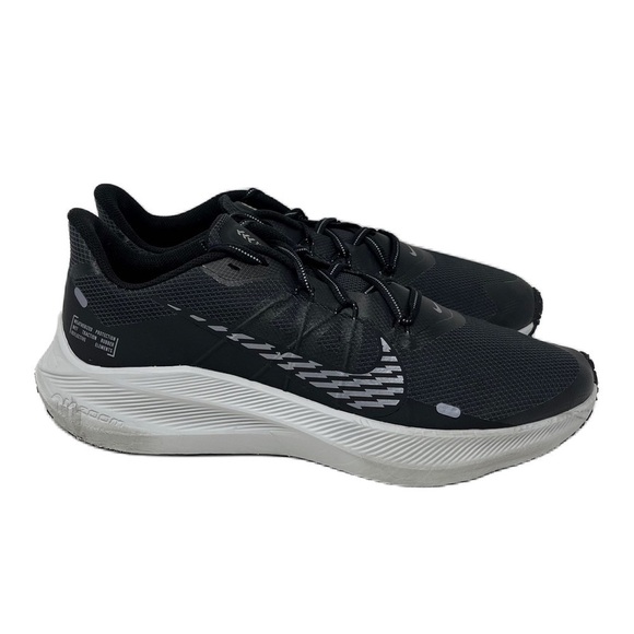Nike Winflo 7 Shield Mens Running Shoes Black - Picture 1 of 10